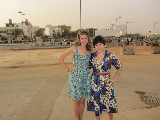Dresses Becca and me, stylin'.